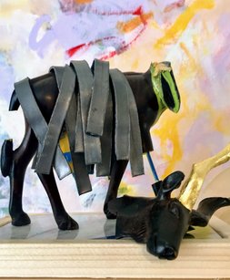 John van Nisterooij " lead load for Rwanda '22 " Art project Fragile - Freedom