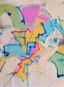 (Private collection New York - USA ) Zomerlicht  - 50x70cm Pierre v.Dijk / synesthete